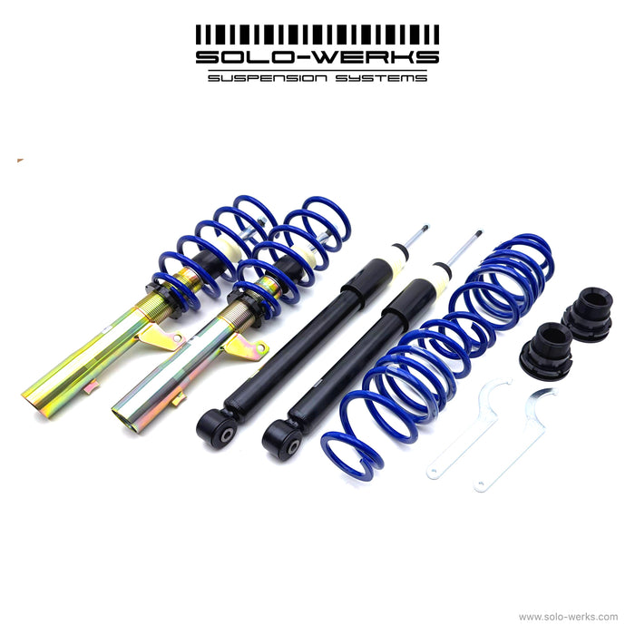 2015-2021 - VW - Golf (55mm Front Strut Tube - With Torsion Beam Rear Suspension) - MK7 - Solo-Werks Coilovers