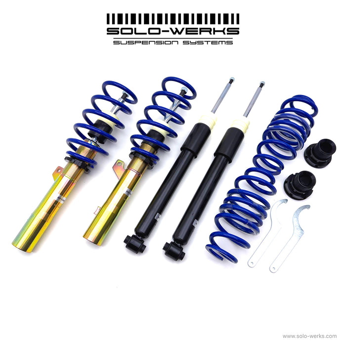 2015-2022 - Audi - A3 2WD/Quattro, Incl. S3 - 8V/GY - Solo-Werks Coilovers