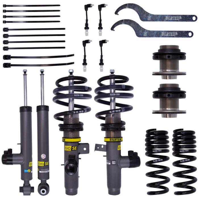 2019-2022 - BMW - 3 Series (19-21 330i, 21-22 330e, 20-22 M340i), With Electronic Suspension - G20 - EVO SE Kit - Bilstein Suspension Coilovers