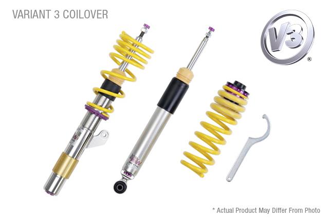 2005-2013 Chevrolet Corvette C6 Z06 Without Electronic Shock Control Complete Coilover Kit Incl Leaf Spring Removal Kw Suspension Coilovers